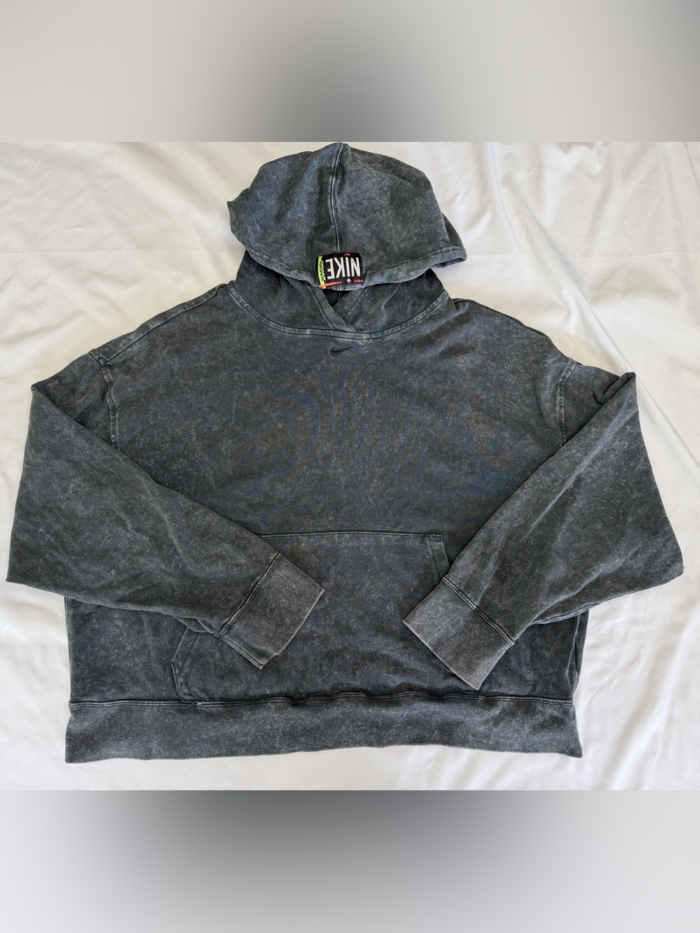 Nike Washed Black/ Grey Pullover Hoodie